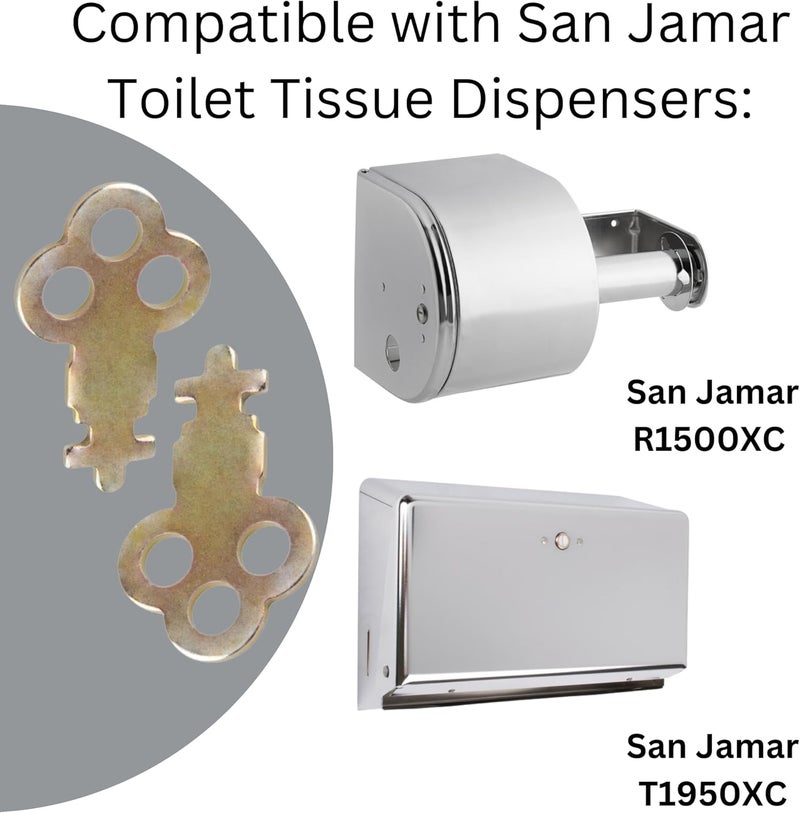 Robby's Cloud Dispenser Key Replacement Compatible with San Jamar Paper Towel Dispensers N13EZ - 1 Robby’s Cloud Keychain Included (2 Pack) - Image 4
